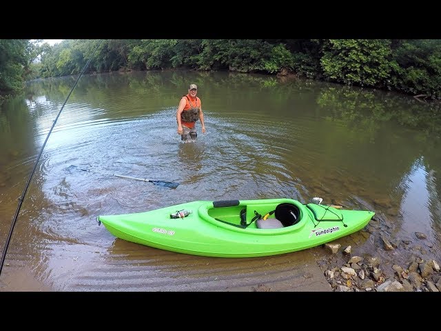 HE FLIPPED HIS KAYAK!