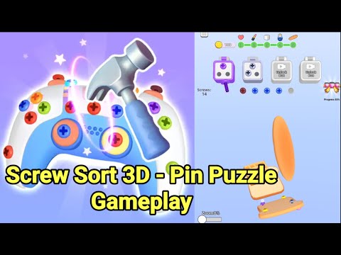Screw Sort 3D Game Gameplay - YouTube
