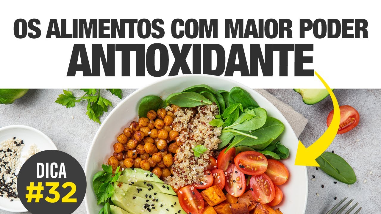 O ranking oficial dos ALIMENTOS ANTIOXIDANTES!  [DICA #32] 🍽 ❓