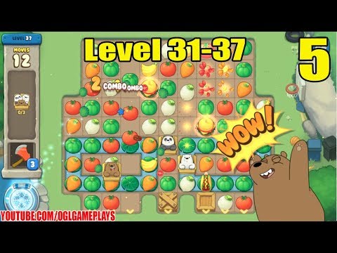 We Bare Bears Match 3 Repairs Gameplay #5 (Level 31-37)