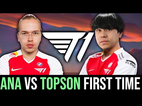 FIRST TIME Ana vs Topson — new T1 team