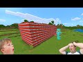 Destroying everything with Minecraft TNT | Minecraft creative