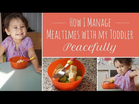How I Manage Mealtimes with my Toddler Peacefully