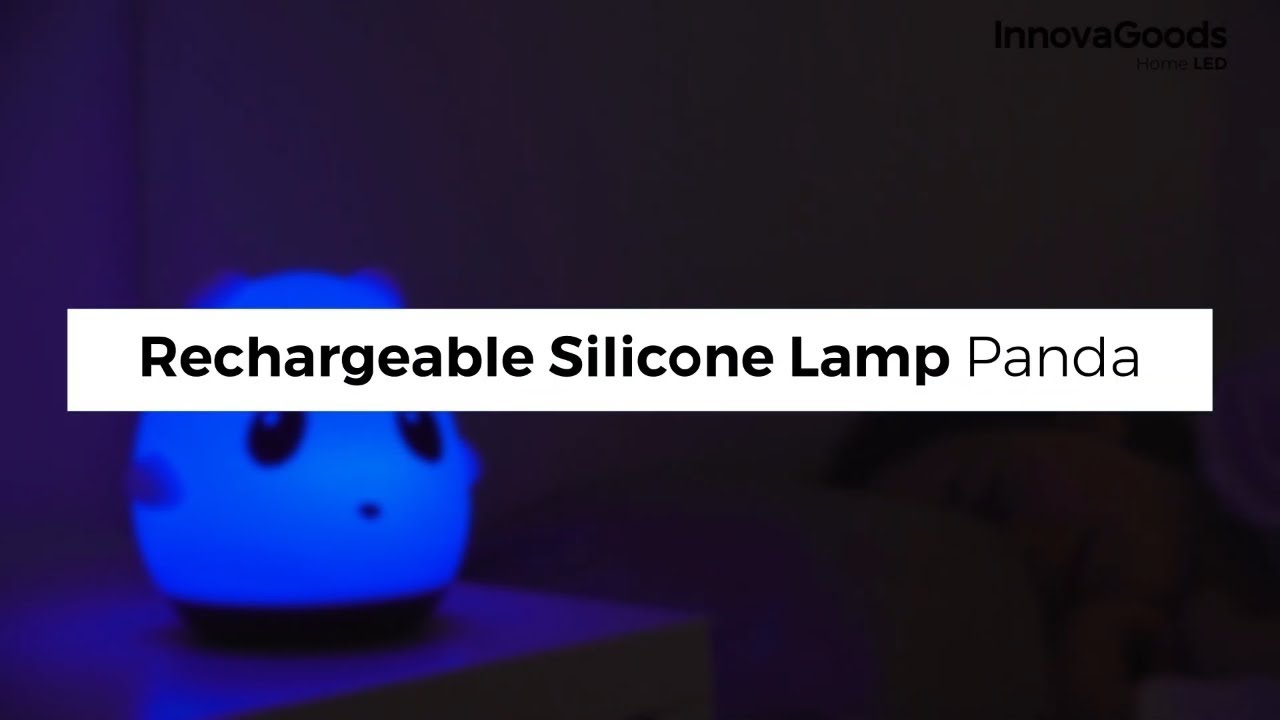 InnovaGoods Įkraunama silikoninė jutiklinė lempa Panda