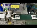CYCJET Automatic Online Laser Coding Marking QR Code Visual Inspection Solution For Power Sockets