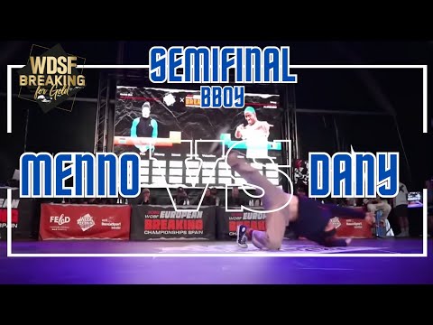 BBOY MENNO VS BBOY DANY | SEMIFINAL | 1VS 1 | WDSF EUROPEAN BREAKING CHAMPIONSHIP 2023