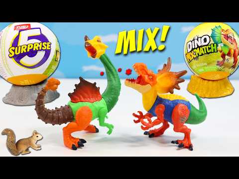 Dinosaur Mix & Match 5 Surprise Tyrannosaurus-Spine-a-Zino Hybrid Collection Review
