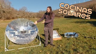 Diferentes tipos de COCINAS SOLARES. Ventajas y desventajas