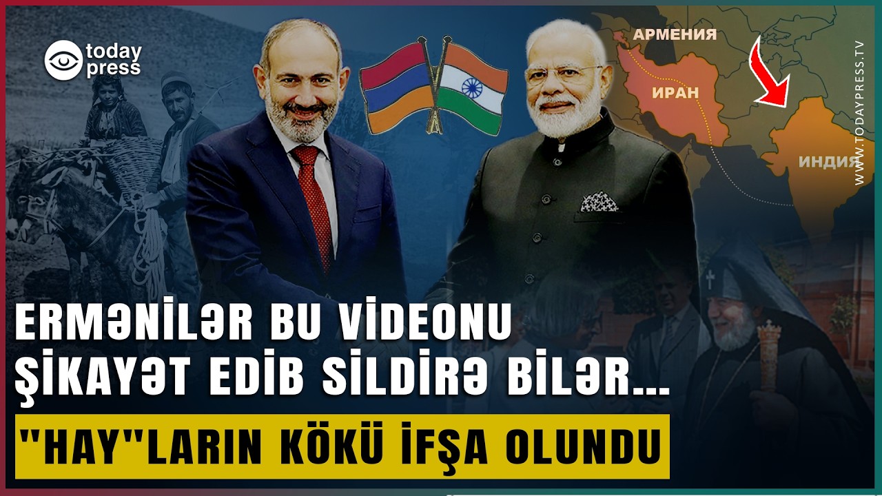 ERMƏNİLƏRİN BİOLOJİ PASPORTU İFŞA OLUNDU! | Hindistan qaraçıları ilə eyni gen!