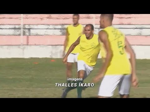 Geílson do Alecrim é treinador do sub-17 e zagueiro no profissional