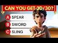 David And Goliath BIBLE QUIZ The Ultimate Bible Quiz KJV 30 Questions