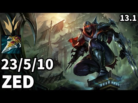 Zed Jungle vs Graves - VN Master  | Patch 13.1