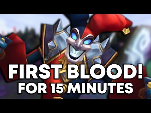 15 Minutes Of Shaco Invading With First Blood (I ALWAYS Get First Blood With This Strategy)