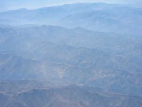 Aerial video of Hindu Kush Range in Afghanistan
