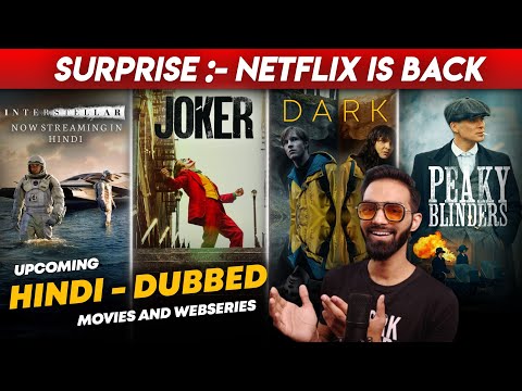Interstellar Hindi Dubbed | Dark Hindi Dubbed | Peaky Blinders Hindi Dubbed | Joker In Hindi Netflix