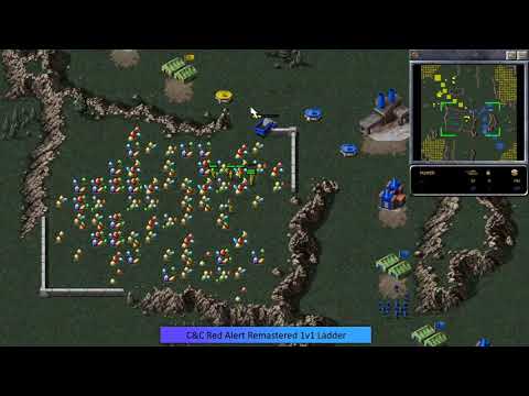 Command and Conquer Remastered: Red Alert Quickmatch 1v1 -  NishWidow VS MysteryGoldPlayer