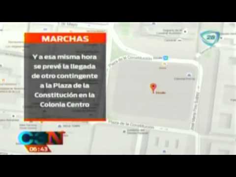 Las marchas para hoy 29 de mayo