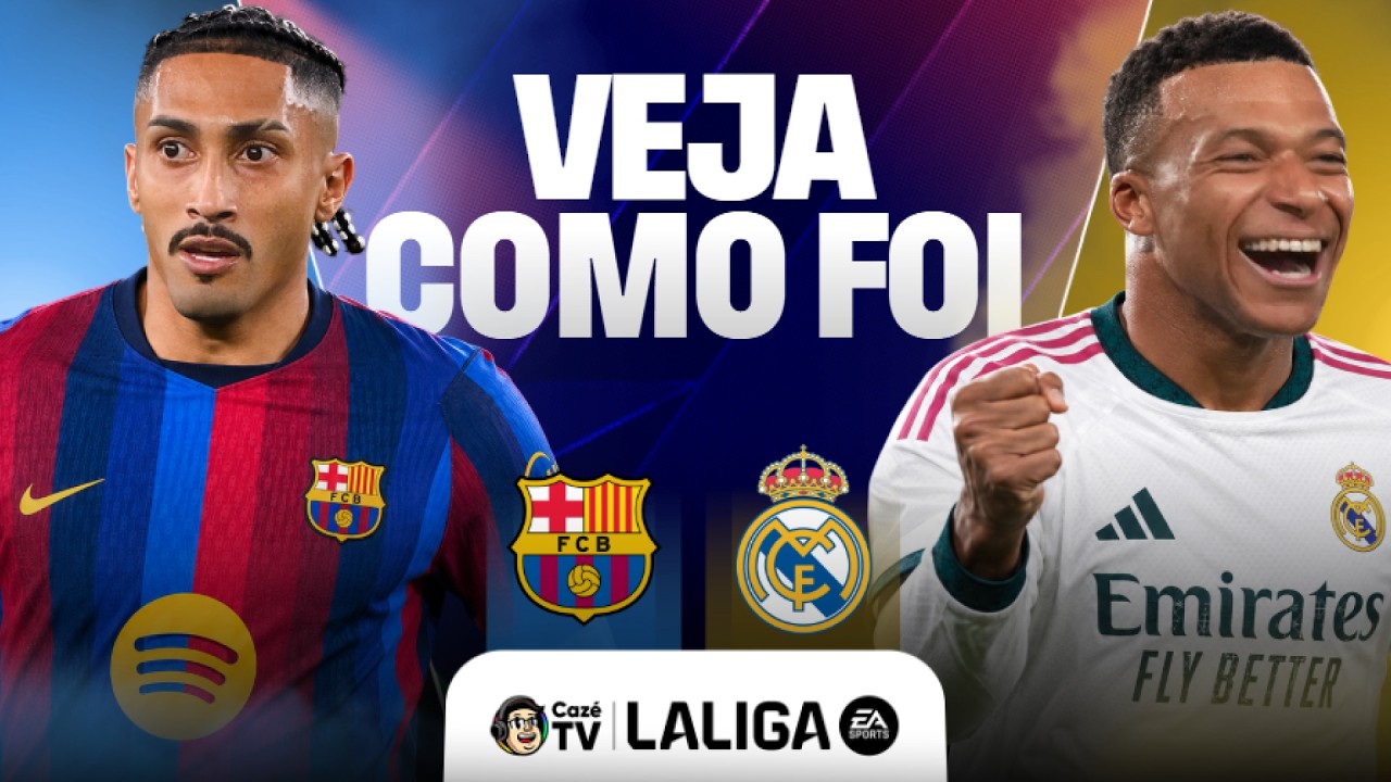 VEJA COMO FOI A VITÓRIA DO REAL MADRID CONTRA O BARCELONA PELA 10ª RODADA DE LALIGA