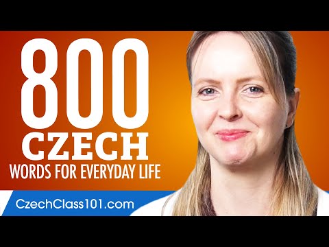 800 Czech Words for Everyday Life - Basic Vocabulary #40