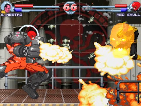 Sinestro vs Red Skull