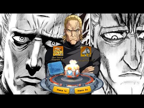 GATCHA Machine Factory + Upgrade keepsake King SSR+ ke bintang 4?!! One Punch Man The Strongest