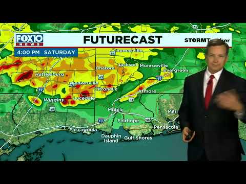 Afternoon Weather Update for Saturday April 16, 2022 from FOX10 News