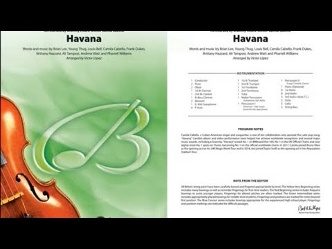 Havana (Camila Cabello) by Victor Lopez - Full Orchestra - Percussion Required