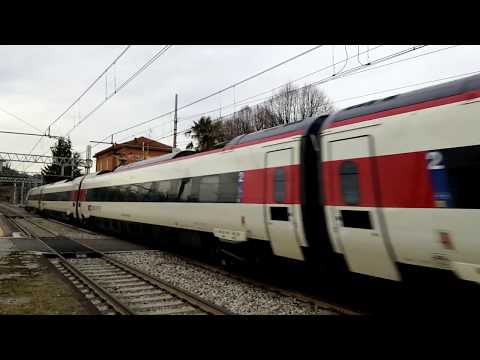 ETR.610 SBB EUROCITY EXPRESS MILANO C.le FRANCOFORTE TRANSITA A CARIMATE (CO) 29 - 12 - 2017