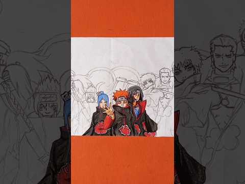 ITACHI UCHIHA🤯(AKATSUKI) part!1#sketcha#art #drawing #artist #artwork #hanuman #anime  #shortsfeeds