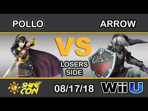Shine Con 2018 - Pollo (Lucina) Vs. Arrow (Link) Top 8 Losers Qualifier - Smash 4