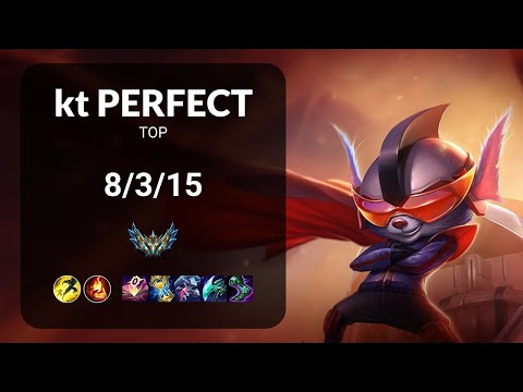 kt PerfecT Rumble vs Riven TOP - KR CHALLENGER Patch 13.19