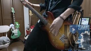【Bass cover】Barbarians(Prayers For The Blessed) / SIXX:A.M.