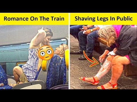 Trashy Things People Do In Public Transporation Video