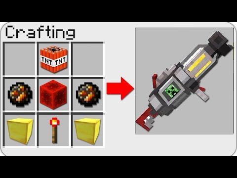 ReynChat - HOW TO CRAFT a SUPER MACHINE GUN in Minecraft! SECRET RECIPE *OVERPOWERED*