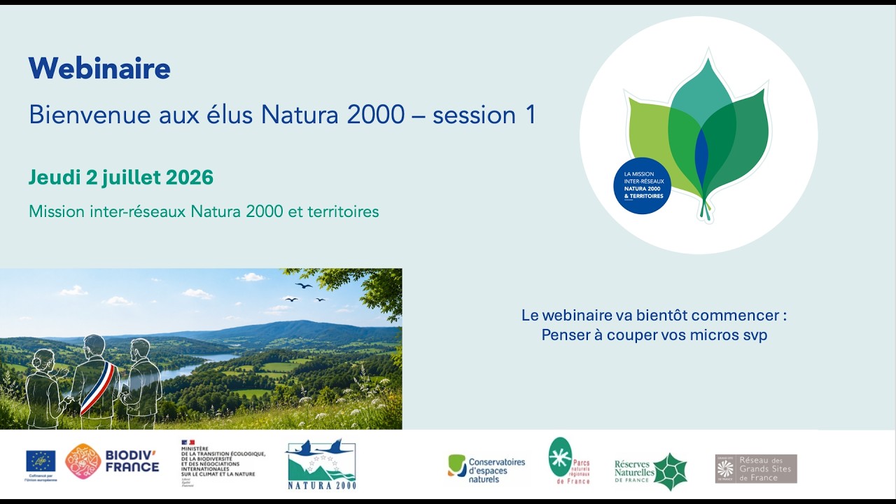 Bienvenue aux élus Natura 2000