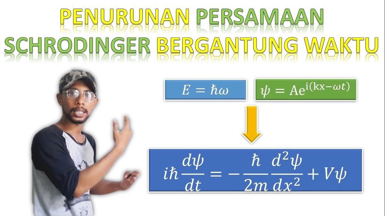FISIKA KUANTUM : PENURUNAN PERSAMAAN SCHRODINGER BERGANTUNG WAKTU
