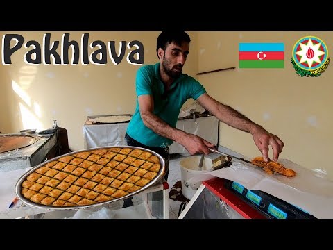 PAKHLAVA, a delicious Azerbaijani sweet pastry (Baklava)