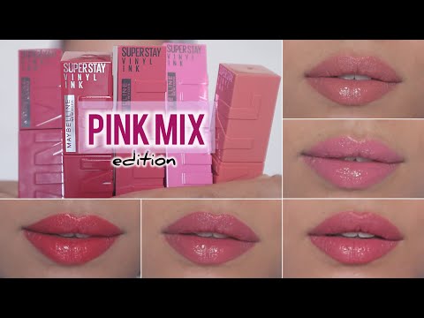 NEW!! Maybelline Superstay Vinyl Ink | PINK MIX