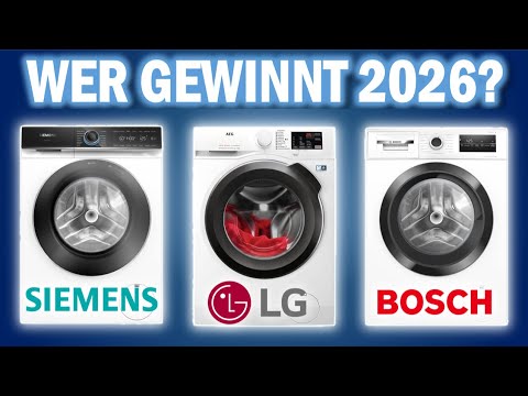 TOP 3 WASCHMASCHINEN im Vergleich 2026 (Bosch, Siemens, AEG)