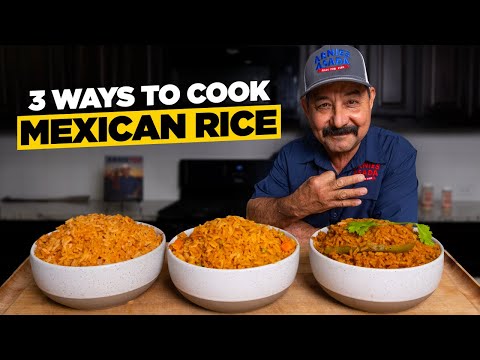 The 3 Most Popular MEXICAN RICE Recipes (How to Make Arroz Mexicano / Spanish Rice)