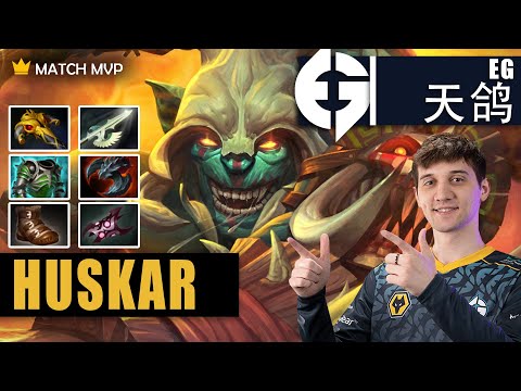 Huskar Mid | EG.Arteezy | RTZ GOD HUSKAR MID LANE BULLY 22 KILLS NO MERCY | 7.32b Gameplay Highlight