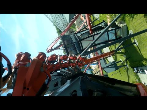 Back row point of view footage of X-Flight