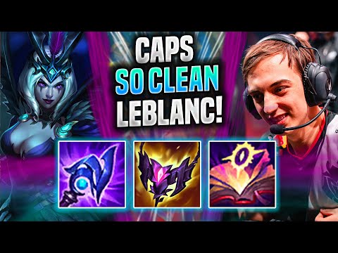 CAPS IS SO CLEAN WITH LEBLANC! - G2 Caps Plays Leblanc Mid vs Ahri! | Season 2022