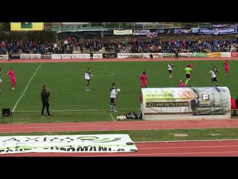 Momentos finales y celebración de la victoria de Unionistas ante la Ponferradina