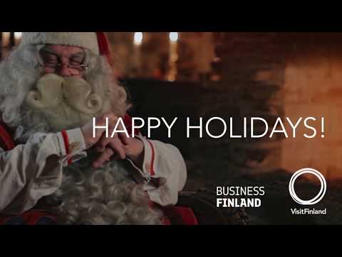 Relax in Finnish nature - Season's greetings from Business Finland