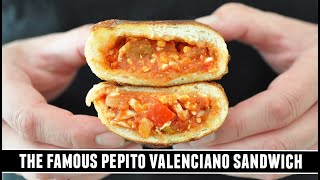 Spanish Fried VEGETABLE Sandwich | The Famous Pepito Valenciano Recipe