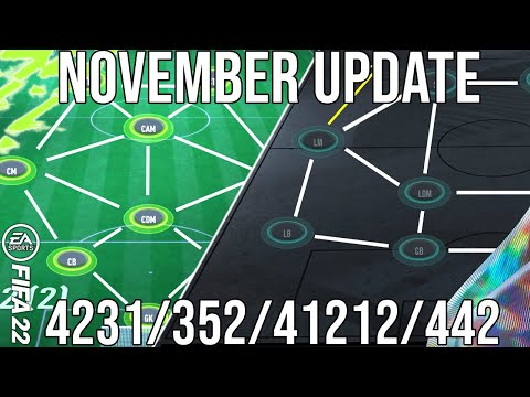 FIFA 22 META POST PATCH TACTICS ELITE 4231/352/41212/442 - NOVEMBER UPDATE