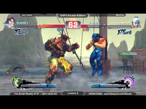 The Break Weekly #119 - SSF4ae L2 - Joe Lewis VS MaxOut