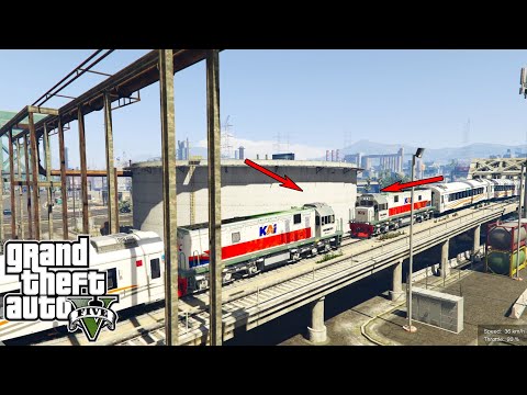 A Train Has Entered a Dead Track! GTA 5 Mod Indonesia