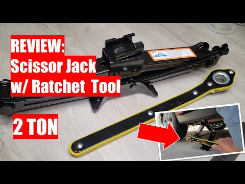 REVIEW: Scissor Jack (2 Ton) w/ Ratchet Tool